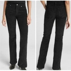 Black Corduroy Bootcut Jeans